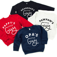 Custom Name's Little Guy - (PERSONALIZE IT!) - Child Sweater
