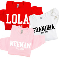 "(Choose Your Grandma Name) - Est. (Select Your Year)" - BASIC Fleece