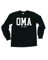 "(Choose Your Grandma Name) - Est. (Select Your Year)"  - Long Sleeve Comfort Colors Tee