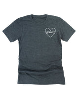 "______ (Heart Around) - (Choose Your Grandma Name)" - Unisex Tee