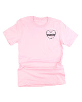"______ (Heart Around) - (Choose Your Grandma Name)" - Unisex Tee
