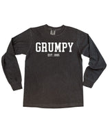 "(Choose Your Grandpa Name) - Est. (Select Your Year)" - Long Sleeve Comfort Colors Tee