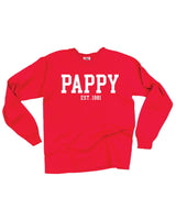 "(Choose Your Grandpa Name) - Est. (Select Your Year)" - Long Sleeve Comfort Colors Tee
