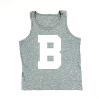 VARSITY INITIALS - CHILD TANK - HEATHER GRAY