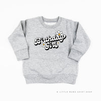 DAISY - BIRTHDAY GIRL - w/ Full Daisy on Back - Child Sweater