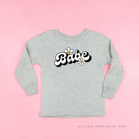 Daisy - Babe - w/ Full Daisy on Back - Child Long Sleeve Tee