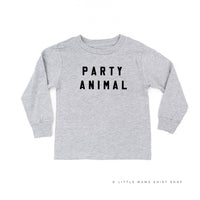 Party Animal - Block Font - Child Long Sleeve Tee