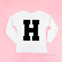 Varsity Initials - Child Long Sleeve Tee