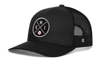 Chicago Trucker Hat  |  Silver CHI X Baseball Snapback