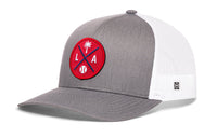 Los Angeles Trucker Hat  |  Red LA X Baseball Snapback