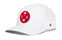 Los Angeles Trucker Hat  |  Red LA X Baseball Snapback