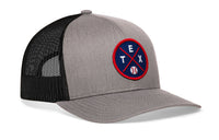 Texas Trucker Hat  |  TEX X Baseball Snapback