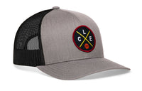 Cleveland Trucker Hat  |  CLE X Basketball Snapback