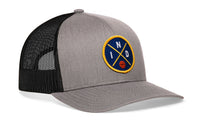 Indiana Trucker Hat  |  IND X Basketball Snapback