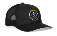 Indiana Trucker Hat  |  IND X Basketball Snapback