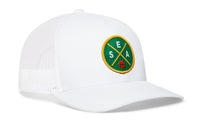Seattle Trucker Hat  |  SEA X Basketball Snapback