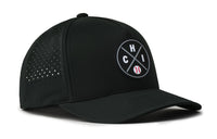 Chicago Baseball Performance 5-Panel Hat  |   Black CHI X Flexfit® Snapback