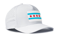 Chicago Flag Performance 5-Panel Hat  |  City Flexfit® Snapback