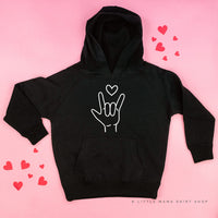 Sign Language - I Love You - Child Hoodie