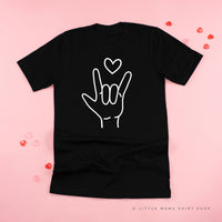Sign Language - I Love You - Unisex Tee