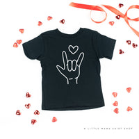Sign Language - I Love You - Child Tee