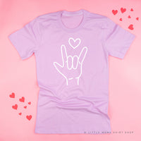 Sign Language - I Love You - Unisex Tee
