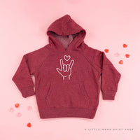 Sign Language - I Love You - Child Hoodie