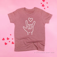 Sign Language - I Love You - Child Tee