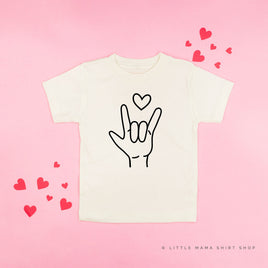 Sign Language - I Love You - Child Tee