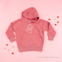 Sign Language - I Love You - Child Hoodie