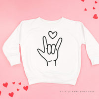 Sign Language - I Love You - Child Sweater