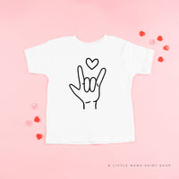 Sign Language - I Love You - Child Tee