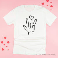 Sign Language - I Love You - Unisex Tee