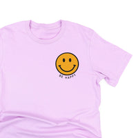 Be Happy - Pocket Size Smiley Face (YELLOW) - Unisex Tee