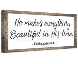 He Makes Everything Beautiful - Canvas