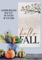Hello Fall - Canvas