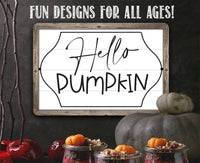 Hello Pumpkin - Metal Sign