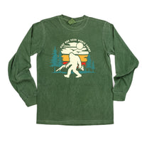 Big Foot - Hide And Seek World Champ - Black Long Sleeve Comfort Colors Tee