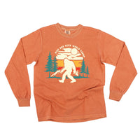 Big Foot - Hide And Seek World Champ - Black Long Sleeve Comfort Colors Tee