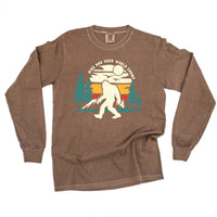 Big Foot - Hide And Seek World Champ - Black Long Sleeve Comfort Colors Tee