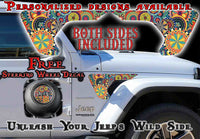 fender vent for the JL or JT 2018 or newer Hippy Flower