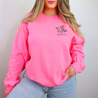HOPEFUL - Bouquet - Pocket Size - BASIC FLEECE CREWNECK