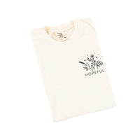 Hopeful - Bouquet - Pocket Size - Comfort Colors Tee