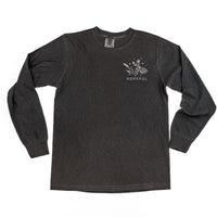 Hopeful - Bouquet - Pocket Size - Long Sleeve Comfort Colors Tee