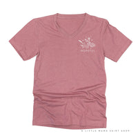 HOPEFUL - Bouquet - Pocket Size ﻿- Unisex Tee
