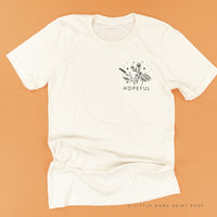 HOPEFUL - Bouquet - Pocket Size ﻿- Unisex Tee