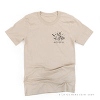 HOPEFUL - Bouquet - Pocket Size ﻿- Unisex Tee
