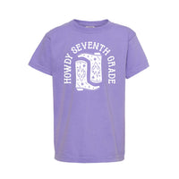 Howdy (Choose Your Grade) - YOUTH Comfort Colors Tee
