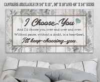 I Choose You - Canvas