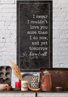 I Swear - Canvas